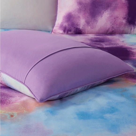 Intelligent Design Karissa Watercolor Tie Dye Printed Duvet Cover Set - Picture 7 of 12